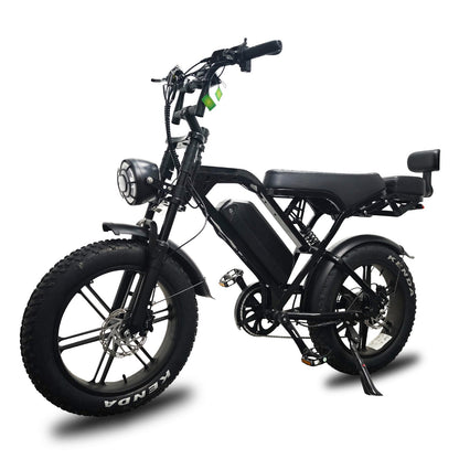 Fatbike X80 Pro 10.0 - Zwart- Killswitch - Met code - Gratis achterzitje - alarmsysteem