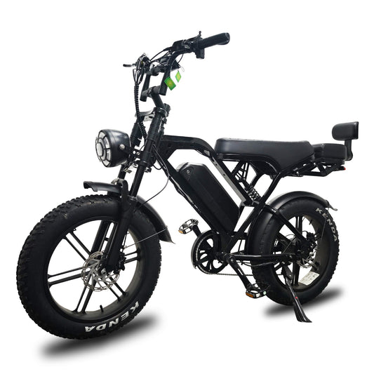 Fatbike X80 Pro 10.0 - Zwart- Killswitch - Met code - Gratis achterzitje - alarmsysteem