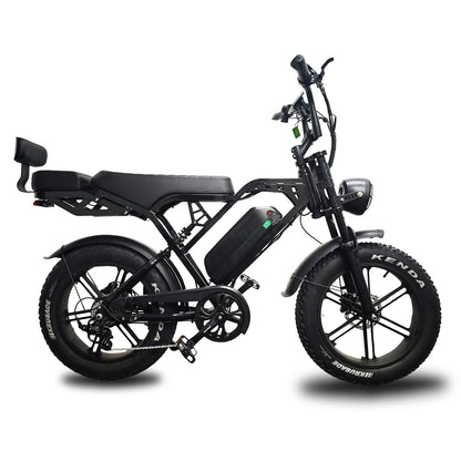 Fatbike X80 Pro 10.0 - Zwart- Killswitch - Met code - Gratis achterzitje - alarmsysteem